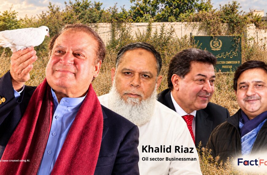 نواز شریف کے قریبی بزنس مین خالد ریاض طویل عرصے سے چیف الیکشن کمشنر کو بغیر کسی وجہ کے ماہانہ تین ملین روپے دے رہے ہیں