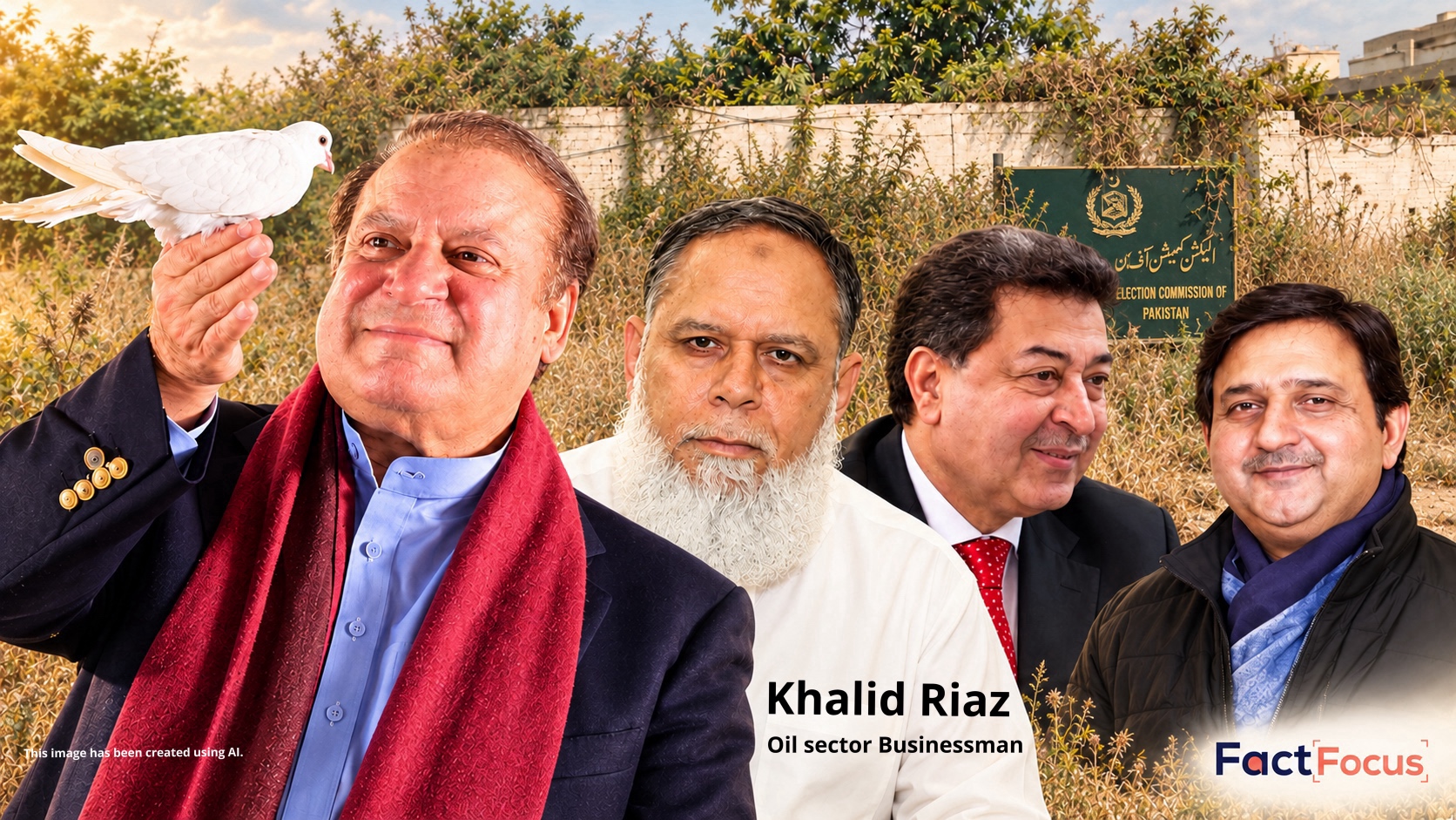 نواز شریف کے قریبی بزنس مین خالد ریاض طویل عرصے سے چیف الیکشن کمشنر کو بغیر کسی وجہ کے ماہانہ تین ملین روپے دے رہے ہیں